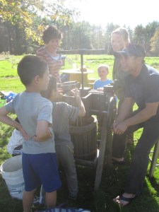 I think that the Sunday afternoon event at the farm might have been my favorite day of the whole year. It doesn't get any better than cider-pressing, garlic-popping, awesome food, conversations and sunshine. Thanks to all who came.